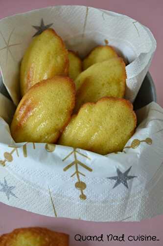 Madeleines à la vanille de Philippe Conticini