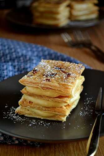 Millefeuilles crème brûlée