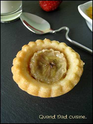 Mini-tartelettes banane et spéculoos