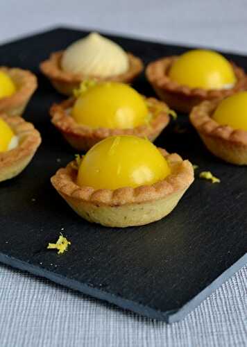 Mini tartelettes citron chocolat blanc