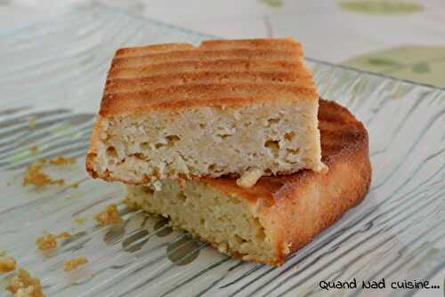 Moelleux aux amandes et aux pommes râpées