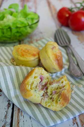 Muffins au bacon et au boursin