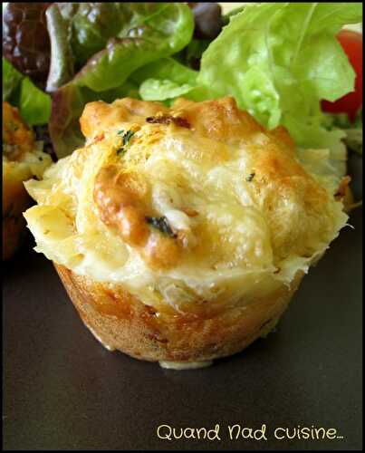 Muffins au morbier et aux tomates séchées