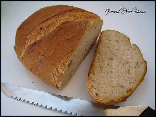 Pain au fromage blanc et à la ciboulette