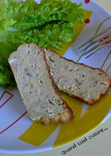 Pain de thon aux poireaux et au chèvre