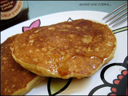 Pancakes pomme-cannelle - Quand Nad cuisine...