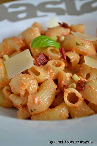 Pâtes à la crème de tomates séchées