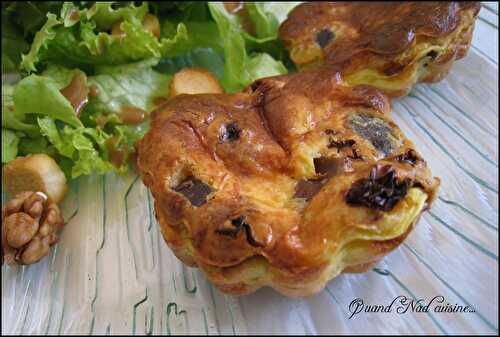 Petites quiches aux gésiers de canard confits et présentation des Produits Régionaux