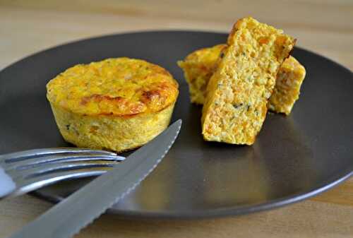 Petits flans de carottes à la coriandre