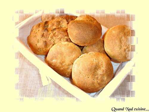 Petits pains au chèvre et au basilic