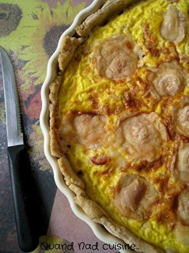 Quiche aux lardons et au chèvre