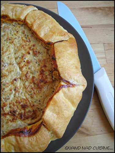 Quiche feuilletée au thon