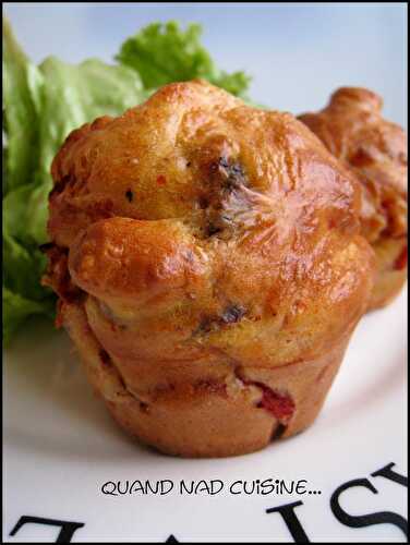 Restes de barbecue: muffins aux merguez, chipos aux herbes et poivron