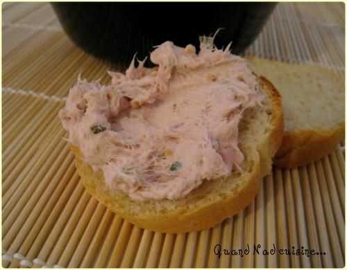 Rillettes de thon au chèvre