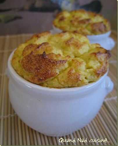 Soufflés au chou-fleur et aux pommes de terre