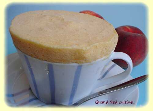 Soufflés glacés aux pêches