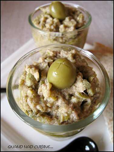 Tapenade verte au thon