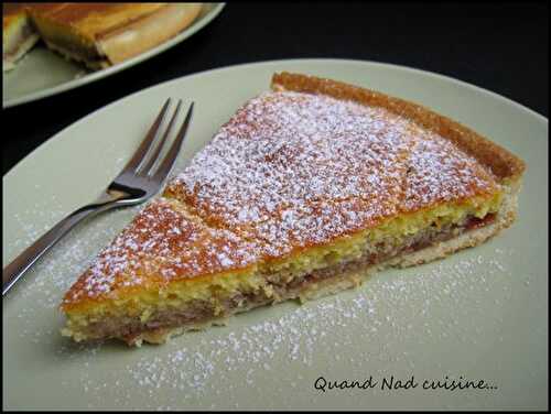 Tarte amandine à la confiture