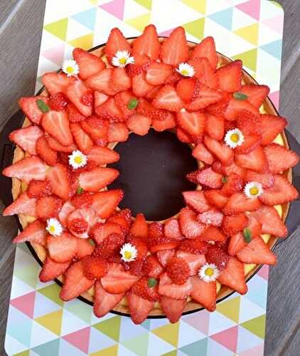 Tarte aux fraises couronne