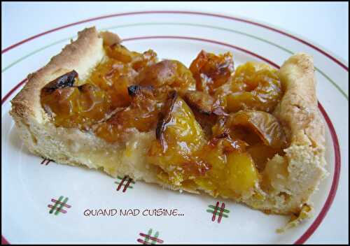 Tarte aux mirabelles et aux amandes