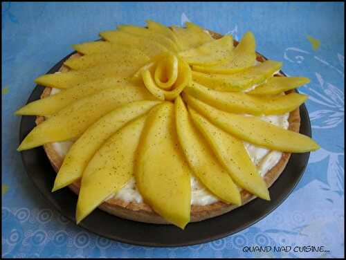 Tarte soleil à la mangue