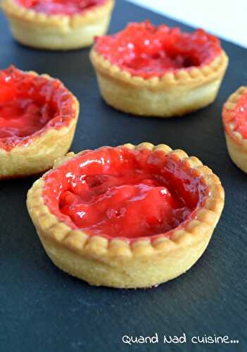 Tartelettes aux pralines roses