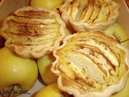 Tartelettes pommes amandes - Quand Nad cuisine...