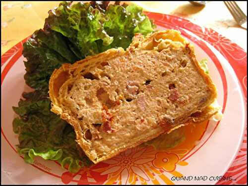 Terrine feuilletée au thon et aux tomates séchées