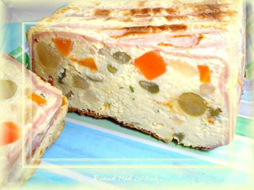 Terrine légère macédoine-jambon