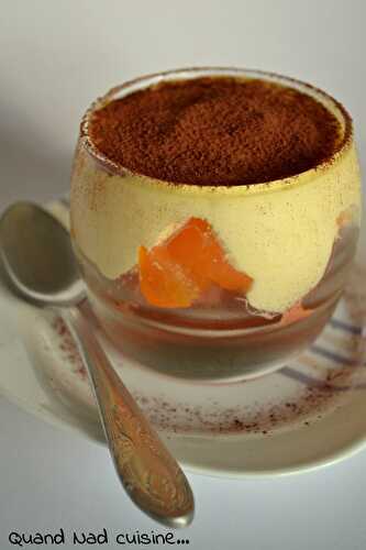 Tiramisu aux abricots