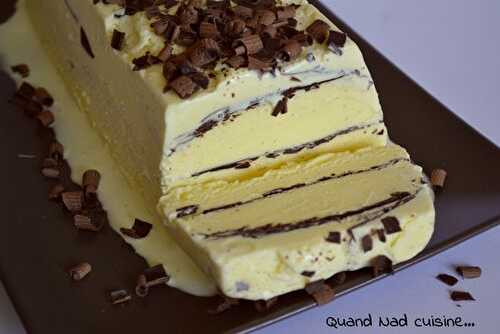 Valse vanille au chocolat croustillant (ou viennetta maison avec une glace vanille à tomber!) - Quand Nad cuisine...