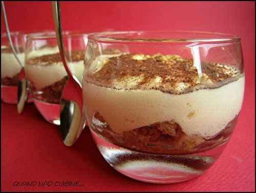 Verrines cacaotées au mascarpone façon tiramisu