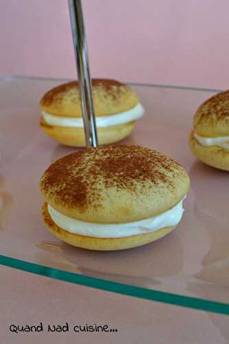 Whoopie pies tiramisu