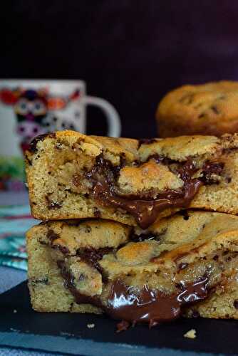 Cookies géants coeur coulant