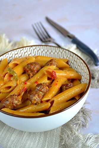 One pot pasta aux merguez