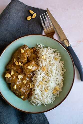 Porc caramélisé aux cacahuètes