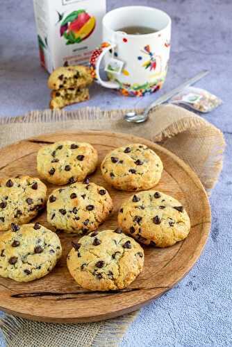 Cookies au miel et pépites de chocolat