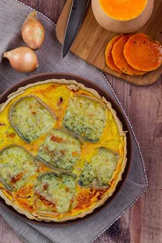 Quiche butternut rôtie et raclette