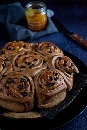 Brioche chocolat orange