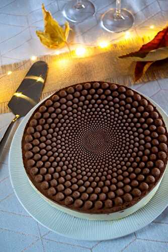 Entremets vanille chocolat