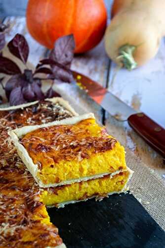 Tarte à la butternut et au saint-Nectaire