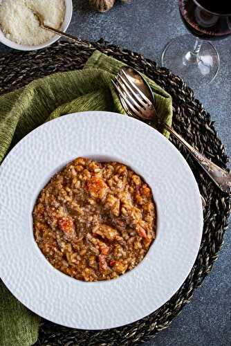 Risotto à la bolognaise