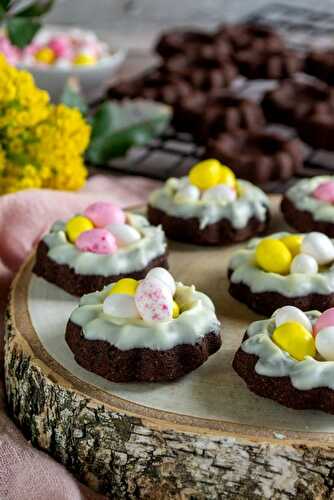 Financiers de Pâques au chocolat