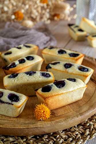 Financiers myrtilles et citron