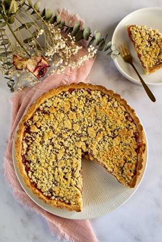 Tarte crumble aux cerises