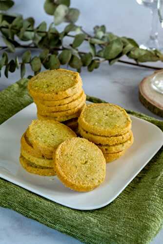 Sablés pesto et parmesan