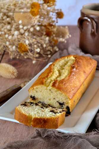 Cake au lait ribot et pépites de chocolat