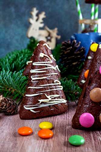 Brownies sapins de Noël