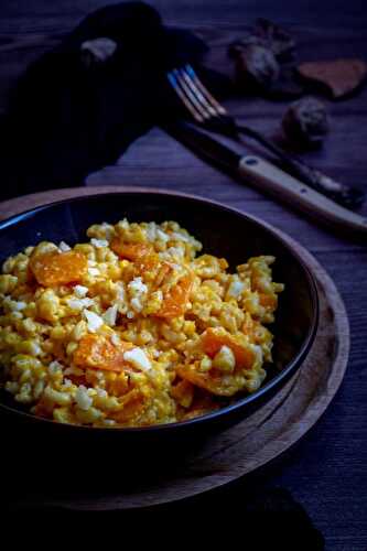 Coquillettes au potimarron et au fromage