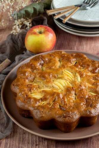 Gâteau aux pommes à la crème d'amandes